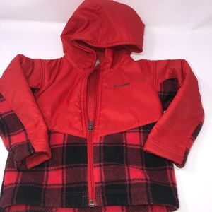 columbia plaid fleece